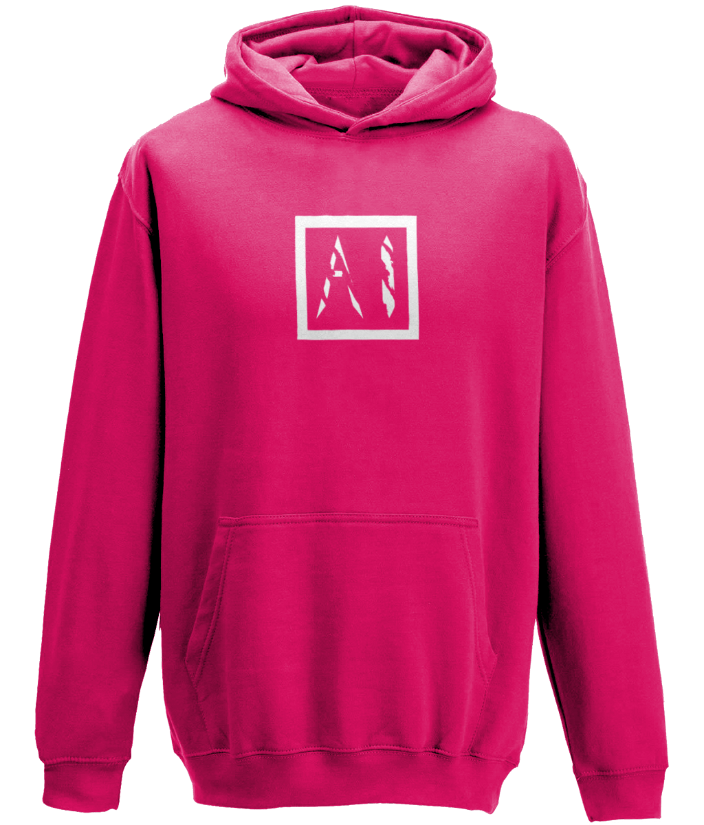 Animal Instinct Box Logo Workout Hoodie in red